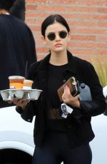 LUCY HALE Leaves Alfred