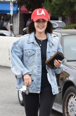 LUCY HALE Leaves Alfred