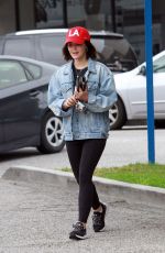 LUCY HALE Leaves Alfred