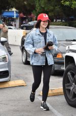LUCY HALE Leaves Alfred