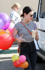 LUCY HALE Leaves Coffee Bean in Los Angeles 06/15/2019