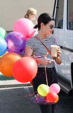 LUCY HALE Leaves Coffee Bean in Los Angeles 06/15/2019