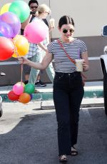 LUCY HALE Leaves Coffee Bean in Los Angeles 06/15/2019