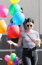 LUCY HALE Leaves Coffee Bean in Los Angeles 06/15/2019