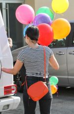 LUCY HALE Leaves Coffee Bean in Los Angeles 06/15/2019