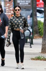 LUCY HALE Leaves Training Mate in Studio City 06/15/2019