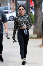 LUCY HALE Leaves Training Mate in Studio City 06/15/2019