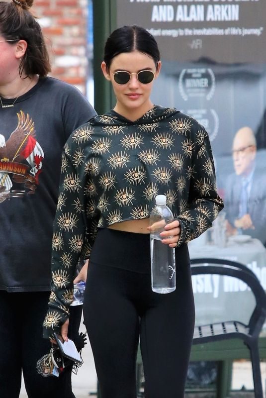 LUCY HALE Leaves Training Mate in Studio City 06/15/2019