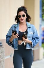 LUCY HALE Out and About in Studio City 06/21/2019