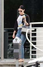 LUCY HALE Out for Coffee in Studio City 06/21/2019