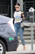 LUCY HALE Out for Coffee in Studio City 06/21/2019