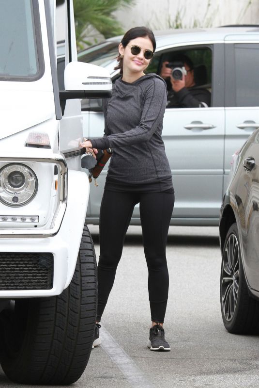 LUCY HALE Out in Studio City 06/27/2019
