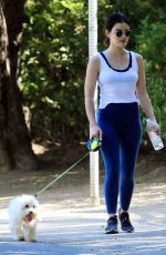 LUCY HALE Out with Her Dog in Los Angeles 06/23/2019