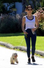 LUCY HALE Out with Her Dog in Los Angeles 06/23/2019