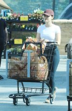 LUCY HALE Shopping at Ralphs Supermarket in Los Angeles 06/29/2019