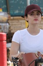 LUCY HALE Shopping at Ralphs Supermarket in Los Angeles 06/29/2019
