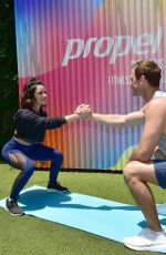 LUCY HALE Trains for the Propel Co Labs Fitness Festival in West Hollywood 06/19/2019