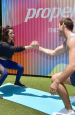 LUCY HALE Trains for the Propel Co Labs Fitness Festival in West Hollywood 06/19/2019