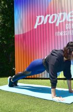 LUCY HALE Trains for the Propel Co Labs Fitness Festival in West Hollywood 06/19/2019