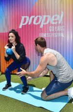 LUCY HALE Trains for the Propel Co Labs Fitness Festival in West Hollywood 06/19/2019