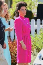 LUCY LIU on the Set of Why Women Kill in Los Angeles 06/27/2019