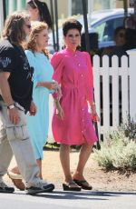 LUCY LIU on the Set of Why Women Kill in Los Angeles 06/27/2019