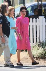 LUCY LIU on the Set of Why Women Kill in Los Angeles 06/27/2019