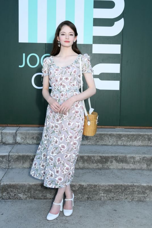 MACKENZIE FOY at Miu Miu Club Event in Paris 06/29/2019