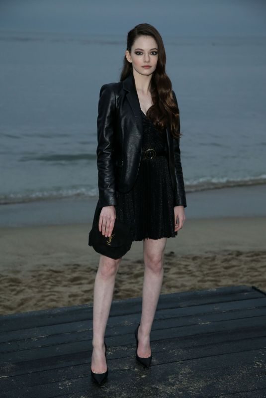 MACKENZIE FOY at Saint Laurent Men’s Spring/Summer 2020 Fashion Show in Malibu 06/06/2019