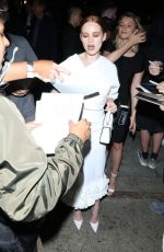 MADELAINE PETSCH Arrives at Women in Film Max Mara Face of the Future 06/11/2019