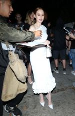 MADELAINE PETSCH Arrives at Women in Film Max Mara Face of the Future 06/11/2019