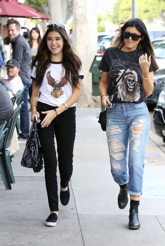 MADISON BEER and KYLIE JENNER Out and About in West Hollywood, 12/15/2013