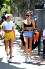 MADISON BEER in Denim Shorts at Alfred Coffee in West Hollywood 06/10/2019