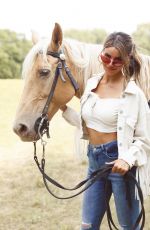 MADISON REED on the Set of a Photoshoot, June 2019