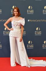 MAEVA COUCKE at 59th Monte Carlo TV Festival Golden Nymph Awards Ceremony 06/19/2019