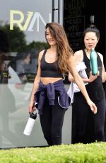 MAGGIE Q Leaves a Gym in West Hollywood 06/19/2019