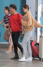 MAIA MITCHELL and Rudy Mancuso at Cancun Airport in Tulum 06/26/2019