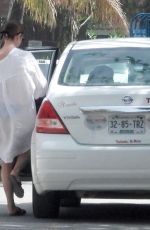 MAIA MITCHELL Out and About in Tulum 06/26/2019