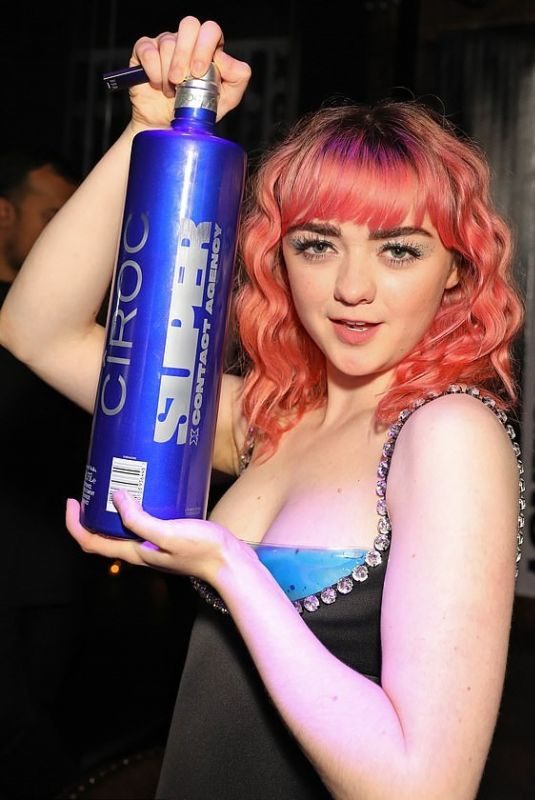 MAISIE WILLIAMS at Super Magazine x Contact Agency Launch in London 06/07/2019