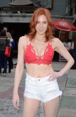 MAITLAND WARD in Denim Cutoff Out in Hollywood 06/19/2019