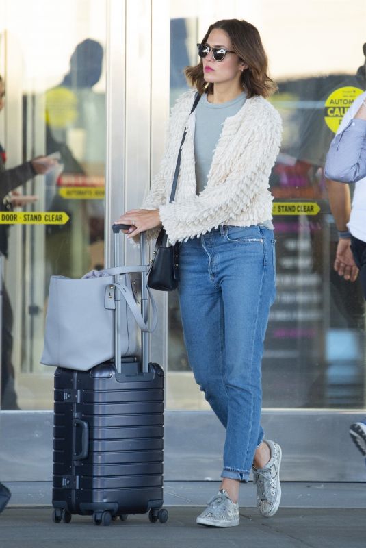 MANDY MOORE at JFK Airport in New York 06/21/2019