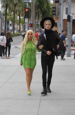 MARCELA IGLESIAS and Luis Padron Out on Rodeo Drive in Beverly Hills 06/21/2019