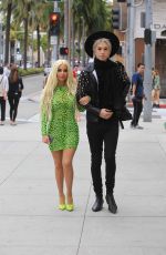 MARCELA IGLESIAS and Luis Padron Out on Rodeo Drive in Beverly Hills 06/21/2019