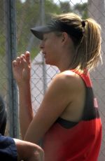 MARIA SHARAPOVA Arrives at training in Mallorca 06/08/2019