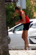 MARIA SHARAPOVA Arrives at training in Mallorca 06/08/2019