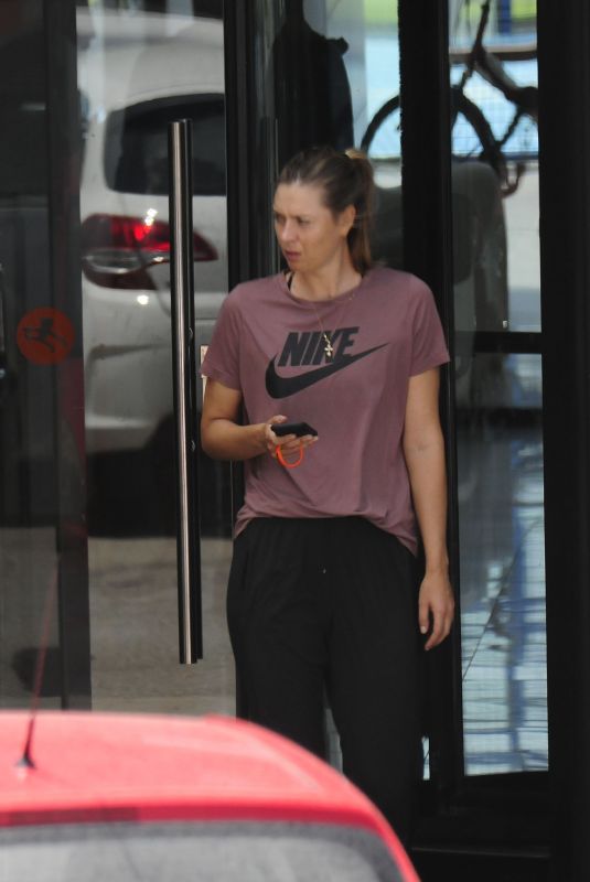 MARIA SHARAPOVA Arrives at training in Mallorca 06/08/2019
