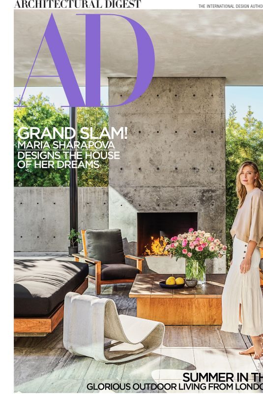 MARIA SHARAPOVA in Architectural Figest Magazine, July/August 2019