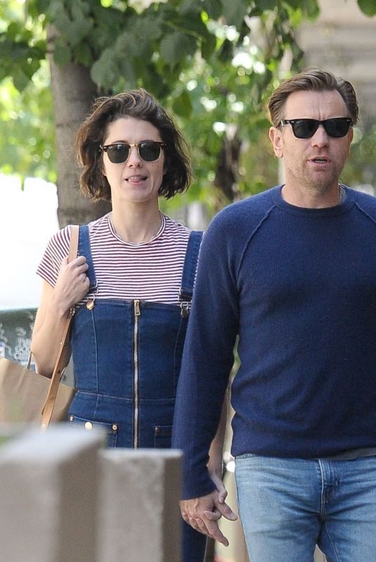 MARY ELIZABETH WINSTEAD and Ewan McGregor Out in New York 06/04/2019