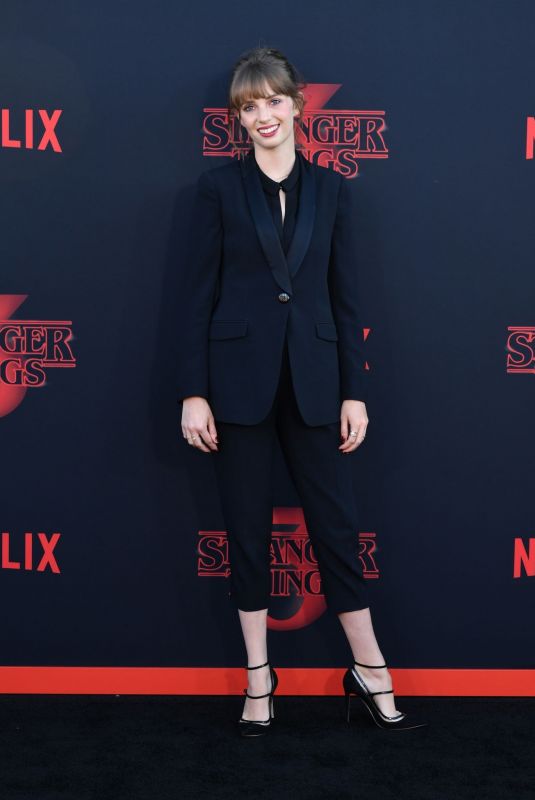 MAYA HAWKE at Stranger Things, Season 3 Premiere in Santa Monica 06/28/2019