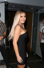 MEGAN BARTON HANSON at Faces Nightclub in London 06/15/2019